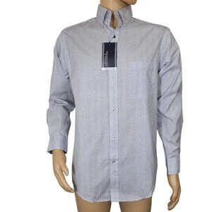 Roundtree & Yorke Shirt Size S Men's Long Sleeve button Up   Luxury Cotton 38
